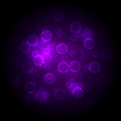 Purple bubble background