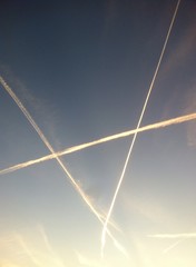 Friedenszeichen am Himmel