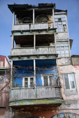Fototapeta na wymiar Avlabari Tbilisi georgia Building old
