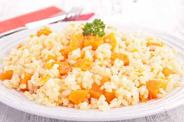 pumpkin risotto