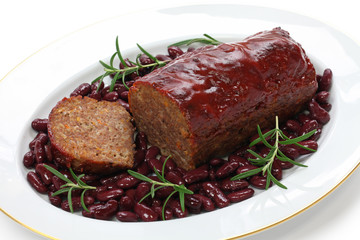 classic meatloaf, american food