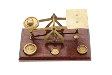 Antique weighing scales