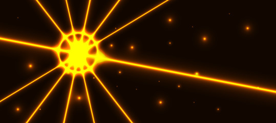 Obraz premium The sun burst