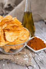 Potato Chips with fresh ingredients