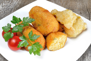 croquettes of potatoes