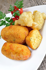 croquettes of potatoes