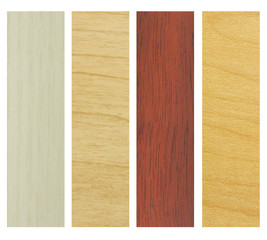 set of wood texture samples