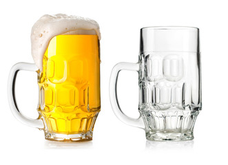 Two Mugs  beer