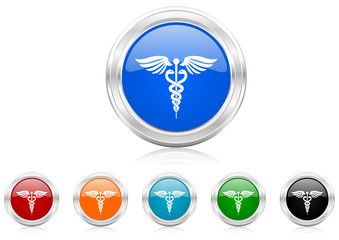 health icon vector set