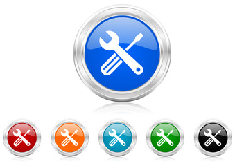 tool icon vector set