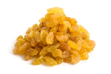 Häufchen heller Rosinen