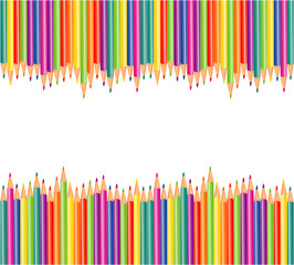 Color pencils. Vector.