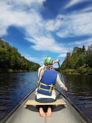 Foto op Plexiglas woman on kayak © Morgan