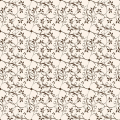 Seamless vintage floral background
