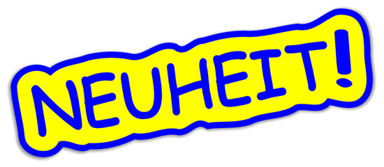 Neu Neuheit Sticker gelb  #131015-svg02