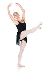 Obraz premium Female ballet dancer