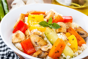 Cous cous with veggies - Cous Cous mit Gemüse
