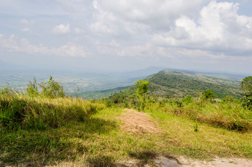 View Point at Pa Hua Nak cliff