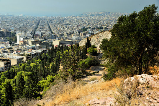 Philopapou Hill, Pnika, Acropolis Area, Athens, Pireas, Greece