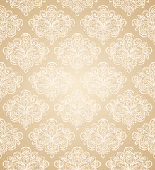 Seamless floral pattern. Vintage background