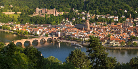 Fototapeta na wymiar Heidelberg Stadtansicht