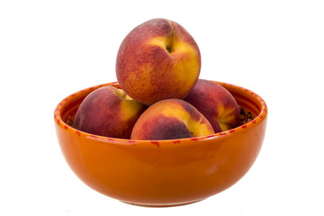 Bright ripe peaches