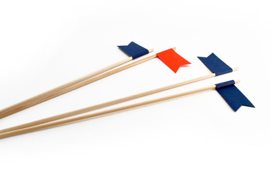 wooden flag sticks for decoration