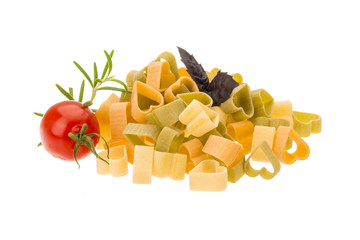 Macaroni - hearts of various color