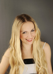 Naklejka premium Pretty girl