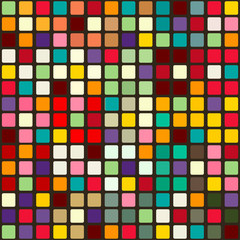 Colorful abstract geometric background with a mosaic effect