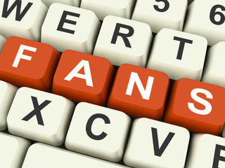 Fans Keys Show Follower Or Internet Friend