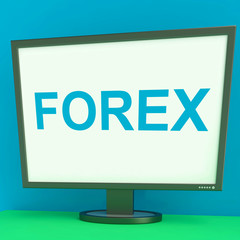 Forex Screen Shows Foreign Exchange Or Currency Trading