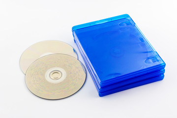 Blu Ray disc boxes and Blu Ray Disc.
