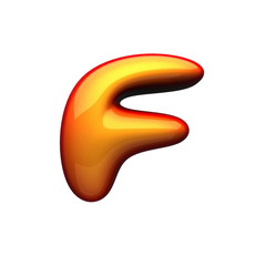 isolated yellow plastic figure