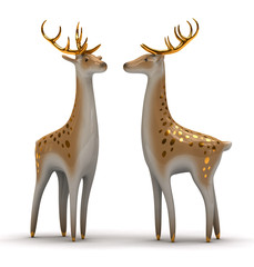 Deer figurines