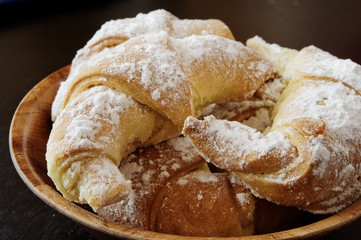 Sweet cookies with jam