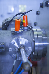 Details of  ION accelerator industrial blue toned