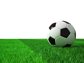 Obraz premium soccer football field