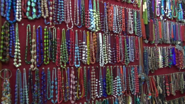 various colorful beautiful indian jewelry collections, India