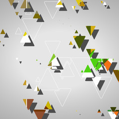 Abstract geometric shapes, dynamic illustration.