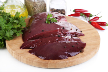 Raw liver