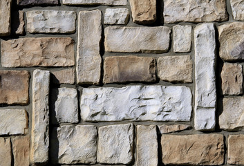 wall of ashlar