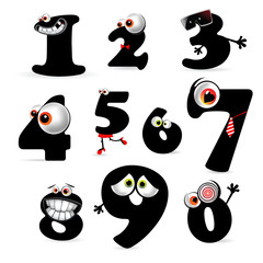 funny numbers collection smile