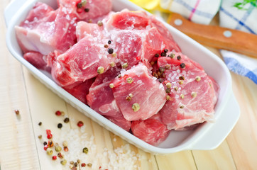 raw meat