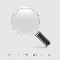 magnifying glass vector icon xxl