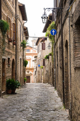 Fototapeta premium Romantyczna aleja we Włoszech