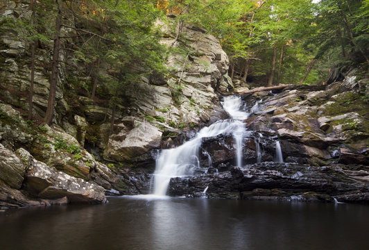 Wahconah Falls in Dalton, Massachusetts.