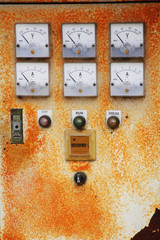 Control panel of an electrical