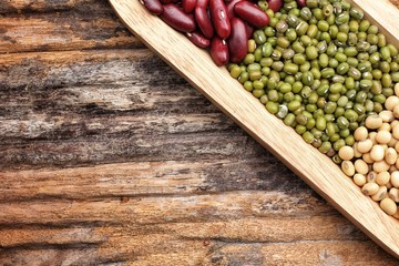 gram green soy bean and azuki bean