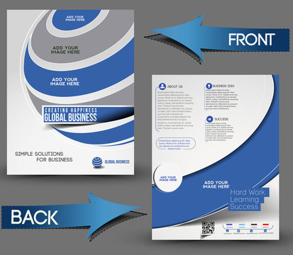 Global Business Front & Back Flyer Template
